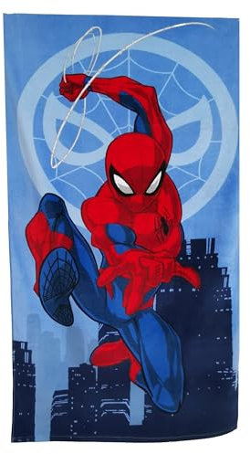 Jerry Fabrics Kinder Handtuch Badetuch Strandtuch Duschtuch für Jungen 100% Baumwolle 70x140 cm (Spiderman)