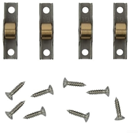 Unverzichtbares Hardware-Zubehör für Schiebetüren, Duschabtrennungen, einfache Installation (flaches Rad)