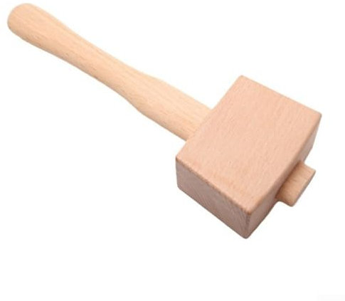 Eawfgtuw Beechwood Woodworking Mallet Hammer 250mm Carving Chisel Tool Wooden Furniture Assembly Installation Hand Operated for PRECISION Balanced Soft Color Tone Clear Texture Long Service Life