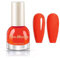 Orange Nail Polish - Orange Red Nail Polish - Translucent Quick Dry Nail Varnish No UV Needed - Glossy Long Lastign Nail Varnish - Neon Bright orange Nail Art Polish For Women Girls Nail DIY