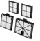 Lot de 4 filtres HEPA pour piscine Dolphin Active 10/Active 15/Explorer E20