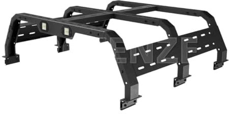 Ladeflächenträger, höhenverstellbar, 14,5 bis 17,3 Zoll, ohne Schienensystem, Ladeflächenverlängerung, kompatibel mit Dodge Silverado F150 Tundra