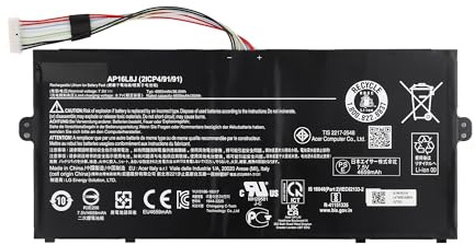 Vvsialeek AP16L8J - Batería de repuesto compatible con Acer Chromebook Spin 311 CP311-3H-K2RJ CP311-2H-C679 con kit de herramientas