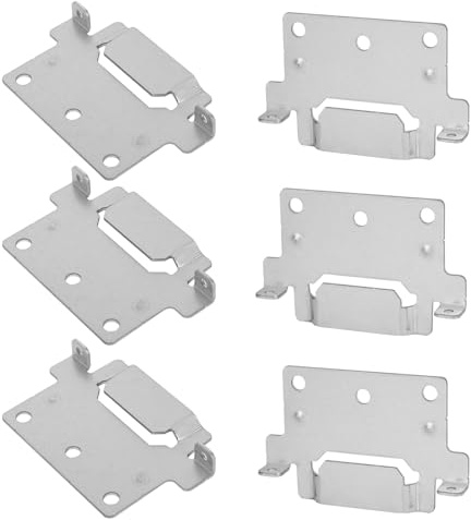 Bracket Middle Bar, 6PCS Mounting Plate Bed Brackets for IKEA 116791, Mounting Plate Bed Fitting