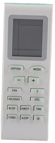 SIXRUN Fernbedienung für Klimaanlage Universal Ersatz Fernbedienung kompatibel mit Gree YBOF YB1FA YB1F2 mit Display Timerfunktion
