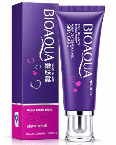 BIOAQUA Visage Corps Crème Peau Fleurs Cerises Roses Éclaircissant Partie Privée Blanchiment Intime Ingrédients Botaniques