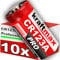 kraftmax Pack de 10 pilas CR123/CR123A de litio de alto rendimiento para aplicaciones profesionales