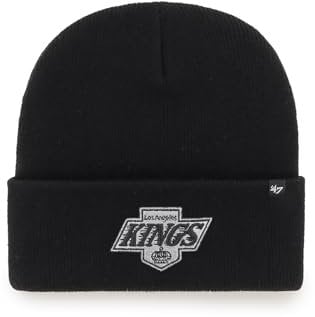 '47 Brand Los Angeles Kings Black Haymaker NHL Cuff Knit Beany Beanie One Size Forty Seven