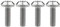 4Pcs M6 Titanschrauben für Motorrad Scheibenbremse Sechskantschrauben Radfahren Titanschrauben Stem Titan, M6 12mm
