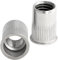 FASTON® Einnietmuttern kl. Senkkopf Rundschaft offen gerändelt M5x11 mm Edelstahl A2 V2A (50 Stück) Senkmuttern Nietmuttern Muttern Senkkopfmuttern Blindnietmuttern