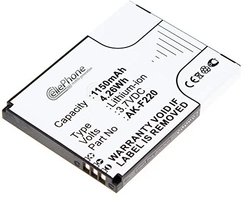 cellePhone Akku Li-Ion kompatibel mit Emporia FLIPbasic F220 (Ersatz für AK-F220)