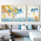Triptyque Chinois Quatre Saisons Paysage Peintures Toile Affiches Et Gravures Mur Art Photos Pour Salon Décor À La Maison 40x60cmx3 Sans Cadre