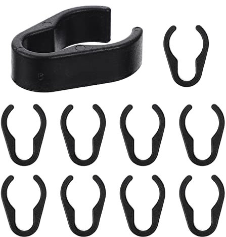 Vaguelly Microphone Lead Clips 10pcs Mic Stand Cable Clip Cable Organizer Plastic Mic Cable Clamp for Stage Classroom