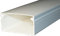 Kabelkanal 100x40mm reinweiß Kunststoffkanal Verdrahtungskanal Leitungskanal mit Deckel PVC Kanal Brüstungskanal