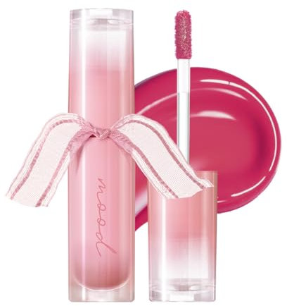 PERIPERA Ink Mood Glowy Tint Hydrating Glossy Lip Tint with Dewy Finish (13 Berry Pretty)