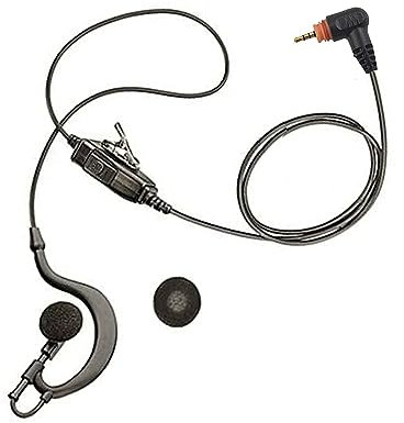 G Shape in-line PTT Microphone Earpiece for Motorola SL300 SL1600 SL2600 SL4000 SL7550 SL1K Digital Radio