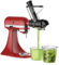 FOCOllK Masticating Juicer Attachment for KitchenAid Stand Mixer - Cold Press Dual Feed Chute Accessory, Slow Juicing Parts for Fruits & Vegetables