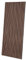KARAT Panneaux muraux en MDF - Panneau mural avec placage en bois et feutre - Tasseau mural Décoration pour intérieur -Isolation sonore pour Bureau Maison - Noyer noir, 118x60 cm
