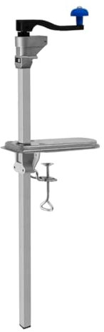 Commercial Can Opener 50cm 20 Inch Heavy Duty Stainless Steel Large Manual Tin Opener Sharp Blade Professional Kitchen Catering Restaurant Workbench Table Top Clamp Adjustable Height FREE Bench Screws