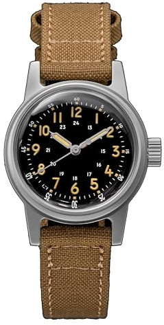 Thorn Retro Military Herren-Sportuhr 36 mm Uhr NH35A automatische mechanische Herren- und Damenuhr, V 3, Classic