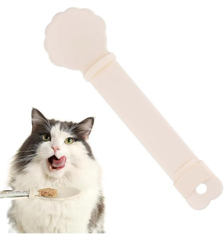SGERUFZ 1 Unidad Cat Treats Cuchara, Palillos para Gatos Löffel Comida para Gatos Dispenser para Exprimir Purés y Snacks