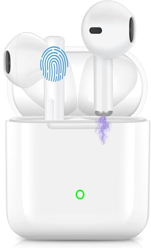 BNEBGKXD Cuffie Bluetooth - Auricolari Bluetooth 5.3 Wireless, Cuffie Wireless con Impermeabili IP7, 36h Autonomia, Ricarica Rapida, Audio Stereo HD, Controlli Touch, Compatibili con iOS/Android