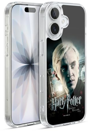 Head Case Designs Offizielle Harry Potter Draco Malfoy Deathly Hallows VIII Gel Handyhülle Hülle [Militärischer Schutzgrad] Kompatibel mit Apple iPhone 17