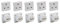 Invero® 5x Pack of UK to USA US America Canada Tourist Travel Plug Power Mains Adaptor - White