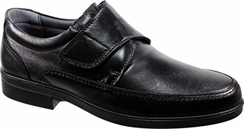Luisetti 26854 Negro - Zapato Piel Profesional Fabricado en España (44 EU, Negro)