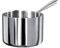 Pentole agnelli ALUM10512 alluminio Inbox 1907 casseruola con 2 manici, 0.85 litri, argento