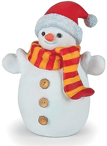 PAPO -Handbemalt - Figuren -Die Bezaubernde Welt-Schneemann mit Mütze-39158-Sammelbar-Für Kinder - Geeignet für Jungen und Mädchen - Ab 3 Jahren