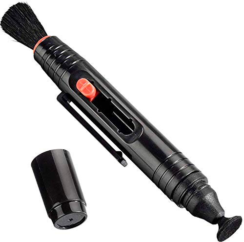 4 in 1 | Objektiv-Reinigungs Stift | Weiche Spezial Reinigung für Objektive und Filter | Praktisch Verstaubar | Für alle Objektive geeignet (bspw. Canon/Nikon) Linsen Filter Kamera DSLR Optik Pinsel
