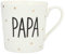 Depesche 5909.002 Tasse mit Henkel, aus Porzellan, 300 ml, mit Aufschrift, Papa