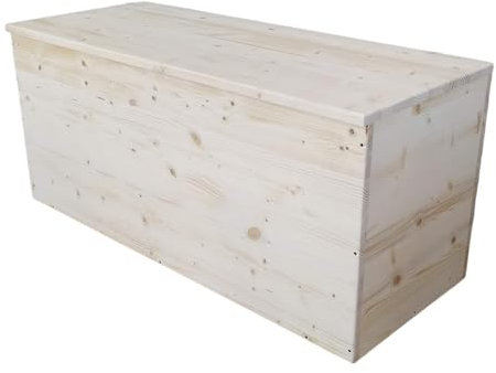 TOTAL WOOD 2012 Truhenbank banktruhe sitzbank sitztruhe truhen aus Holz B x T x H ca.: 150cm x 40cm x 45cm.