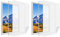 2 Kit Zanzariera Adesiva Per Finestra (60X150cm, Bianco)