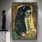 Zhadongli Art Die Schöne und das Biest Figur Leinwand Gemälde Abstrakte Poster und moderne Drucke Wandkunst Bilder zum Wohnen Wohnkultur 80x100cm (31x43in) Rahmenlos
