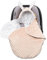 Mikos* Weich und Warm Einschlagdecke für Babyschale Neugeborenes Baby - 100% Baumwolle mit Füllung Kinderwagen Buggys Sommer Herbst Winter Frühling z.B.Maxi Cosi 3 Punkt Gurt (37)(Beige)