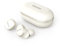 PHILIPS Audio TAT4556WT/00 Wireless Headphones With Hybrid Active Noise Cancelling, In-ear Headphones With IPX4 Splash And Sweat Resistance And Up To 29 Hours Play Time With Portable Case, White