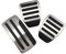 YEE PIN Anti-Rutsch für Nissan Juke F15 / Qashqai J10 Dualis 2008-2015/ X-Trail T31 2009-2013 Pedalschutz Beschleuniger Bremse Gaspedal Abdeckungen (für Schaltgetriebe)