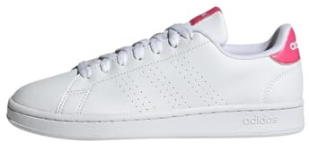 adidas Advantage Shoes Femme Chaussures de tennis, Ftwr White Ftwr White Ftwr White, 38 2/3 EU
