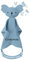 TYRY.HU Babydecke mit Namen Personalisierte Schmusetuch Kuscheldecke Schnuffeltuch Strick Geschenk zur Geburt(Koala)