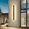 Mikeru Moderne LED Wandlampen, Außen-Patio-Wandleuchten, Indoor Wandlampe, 150cm 60W Langstreifen-Aussenlampe 3000K Schwarze Wandlicht IP65 Wasserdichte für Wohnzimmer Veranda Terrasse Garage