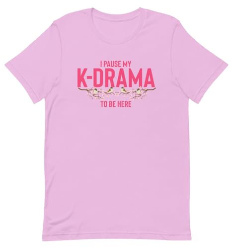 Humorístico pausó mi K-Drama Viendo Escuchar Programas de K-Pop Novedad Sakura 2, Lila, Medium