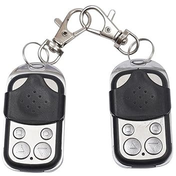 2pcs Fernbedienung für Schiebetorantrieb Schiebetor Antrieb Toröffner Hardware Torantrieb Drehtorantrieb Schiebetorantrieb elektrischen Garagenantrieb mit Schlüsselanhänger Sicherheitskit