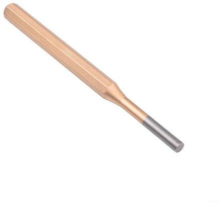 Set di utensili professionali con scalpello cilindrico a testa tonda e punzone centrali, 6 pezzi