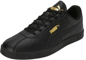 PUMA Unisex Club II SL Sneaker, Black Gold, 42 EU