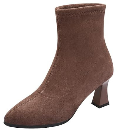 Stivali Texani Donna Estivi Marroni Stivali Donna con Tacco Alto Texani Beige Stivali Donna Estivi Tacco Donna Stivali calzino Donna Stivaletti Donna Stivali Texani Donna Estivi