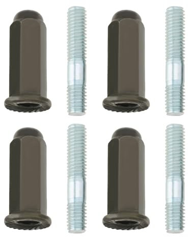 LT Easiyl 2 Set M6 Tubo di Scarico Prigioniero Dado Bullone Set GY6 50cc 110cc 125cc 140cc 160cc 200cc per Pit Dirt Bike Quad ATV 4 Wheeler Dune Buggy Motors
