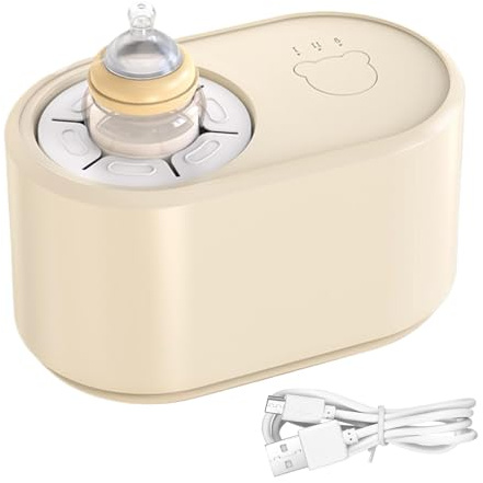 Shaker à lait pour bébé, Shaker à lait électrique pour bébé, Shaker automatique pour biberons Chauffe-biberons à température constante Mélangeur à faible bruit