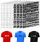 8 Sheets 1328 Pcs Iron on Letters for Fabric, Small Iron on Letters with A-Z, Vinyl Letters 1 Inch Black Heat Transfer Letters for Fabric, Clothing T-Shirt Printing DIY Craft(Black + White)